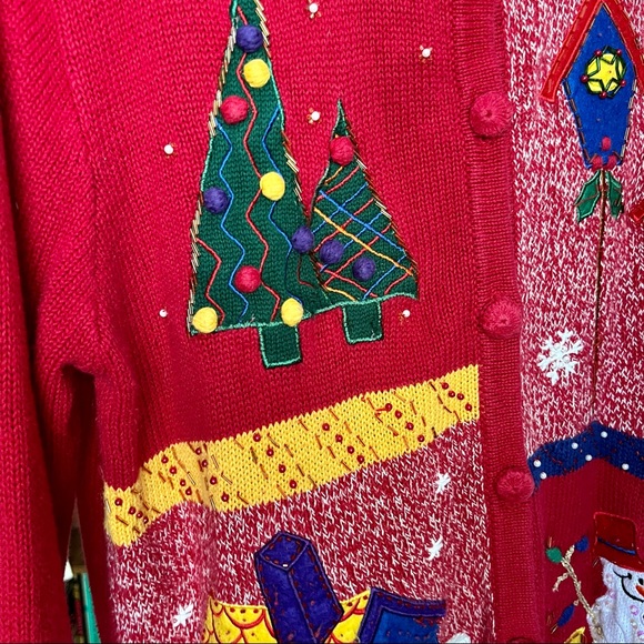 Vintage Christmas Sweater | Bobbie Brooks XL - Picture 8 of 12